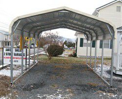 We offer Car/Rv ports,Garages,And Steel Buildings