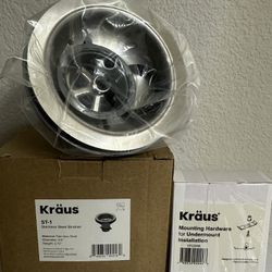 Kraus Strainer And Undermount Hardware