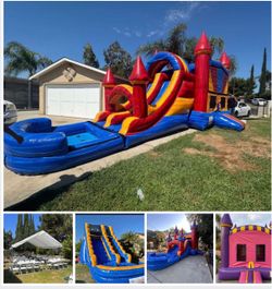 Inflatable Bounce House Water Slide Combo