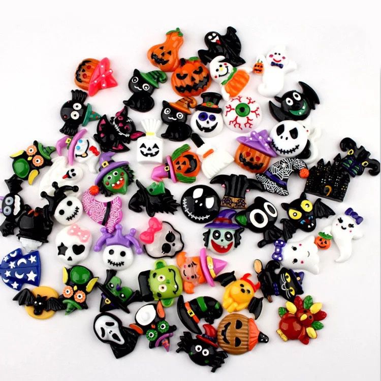 Halloween Cabochon Decoden Decoration Holiday Accessories Flatback Resin