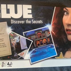 CLUE BOARD GAME VINTAGE-age 9+