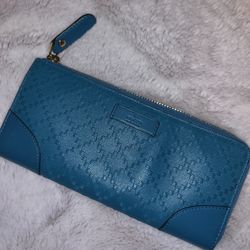 Turquoise Gucci Wallet 
