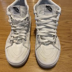 White High Top Vans