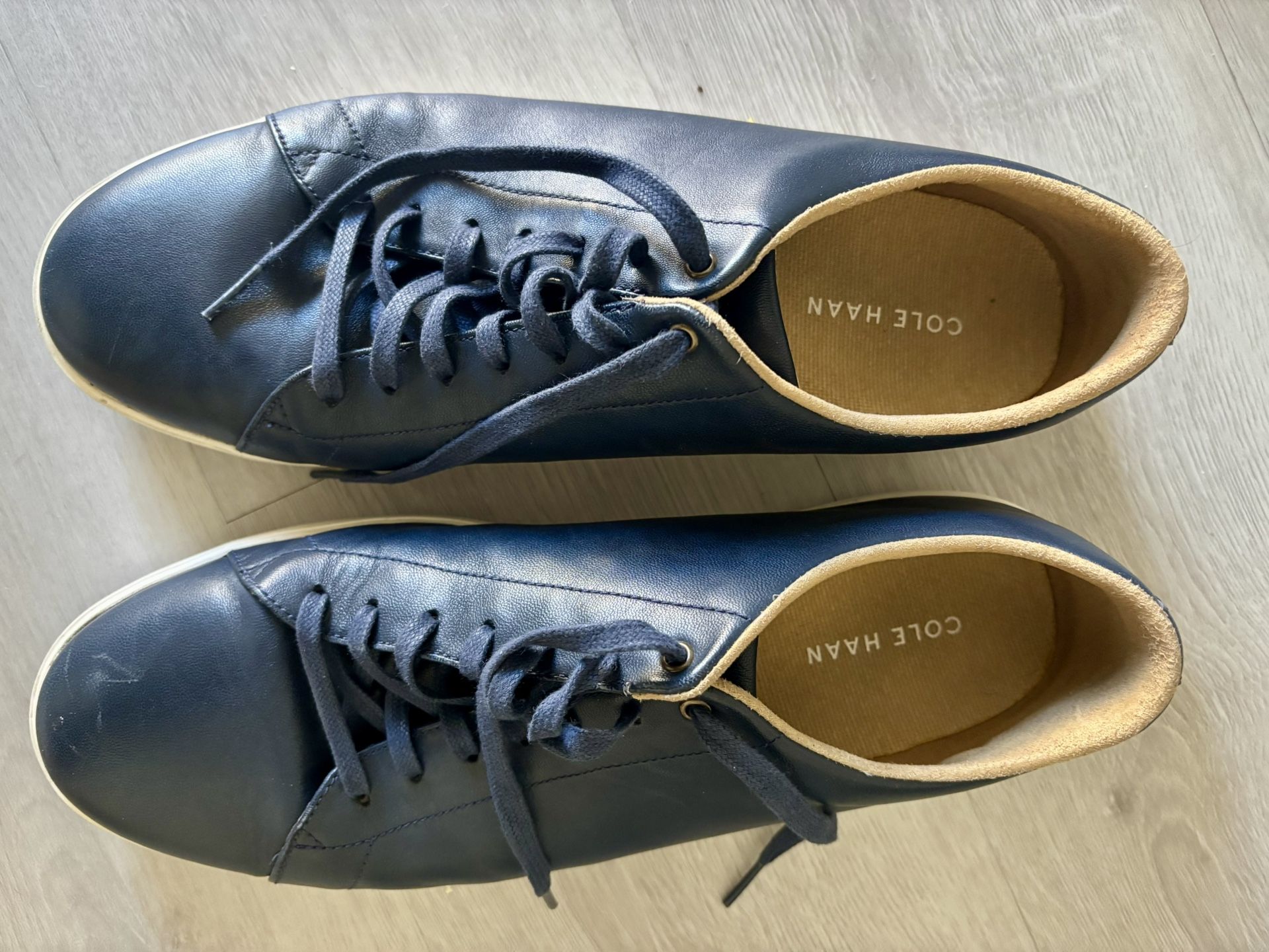 Cole Haan Grand Crosscourt II sneakers in blue leather Men’s 11 1/2M.