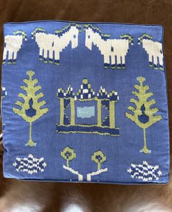 Two Matching Designer Pillowcases