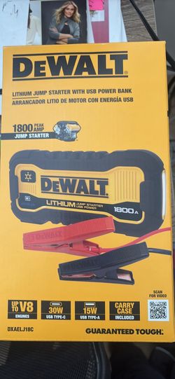 Dewalt battery Jumper 1800 Amps