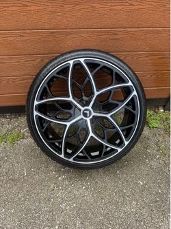 22 Inch KRAZE Rims/wheels 5x112  and 5x114.3 new Tires