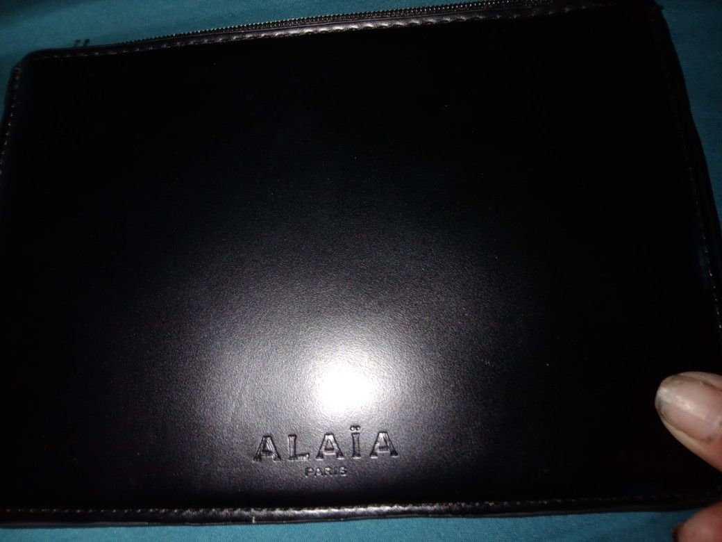 New Alaia Paris Black Cosmetic Bag