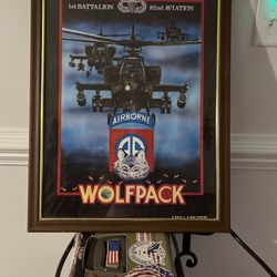 82nd Apache Helicopter Poster