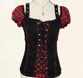 Tripp NYC Milkmaid top