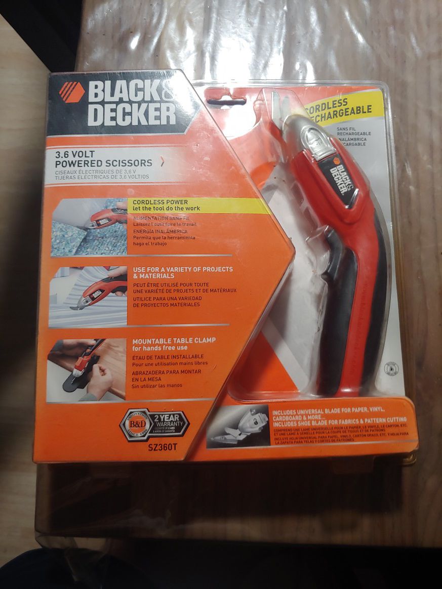 Black & Decker 3.6 Powered Scissors