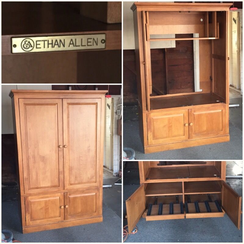 Ethan Allen entertainment center