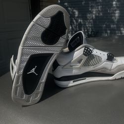 Military Black 4s and Air Force 1s