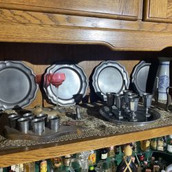 German Handcrafted Pewter Decor 