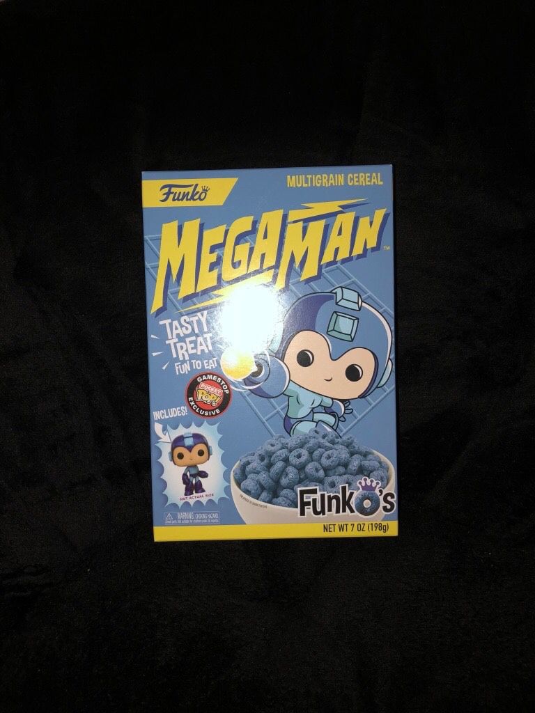 Megaman funko collectible cereal