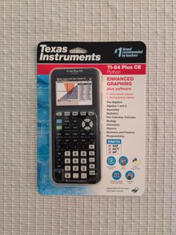 Texas Instruments TI-84 Plus CE Python calculator