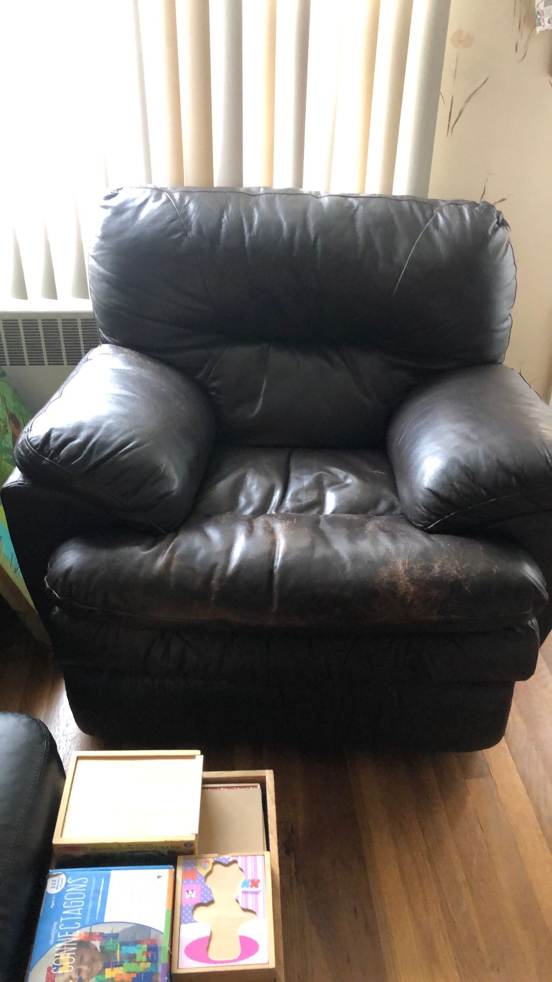 Extra Large Dark Brown Recliner