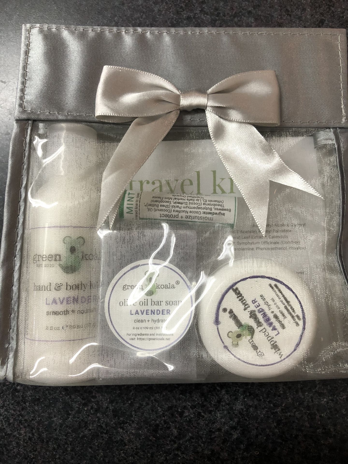 Green Koala Olive Oil Travel Set - New