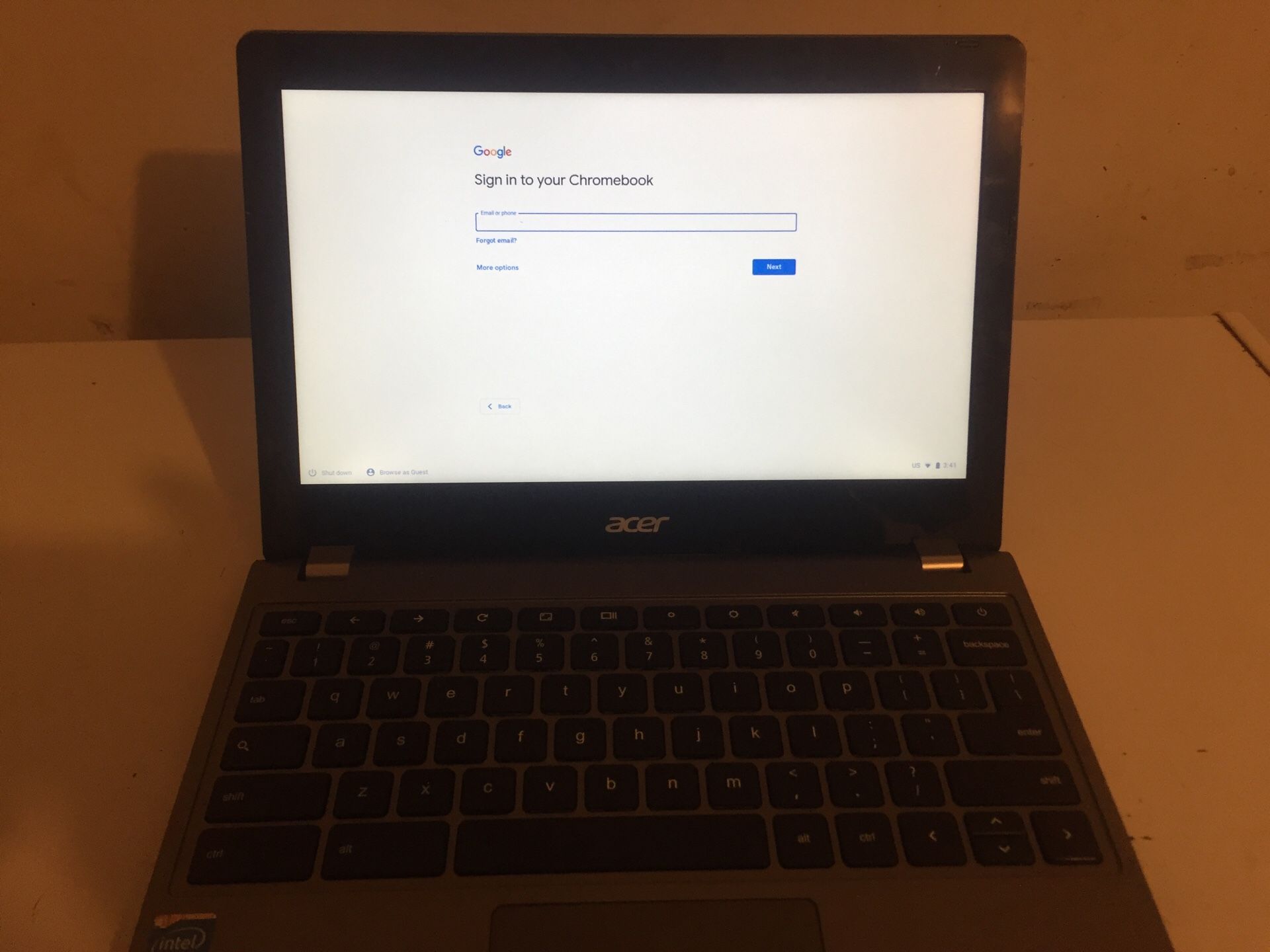Acer Chromebook 4GB Ram