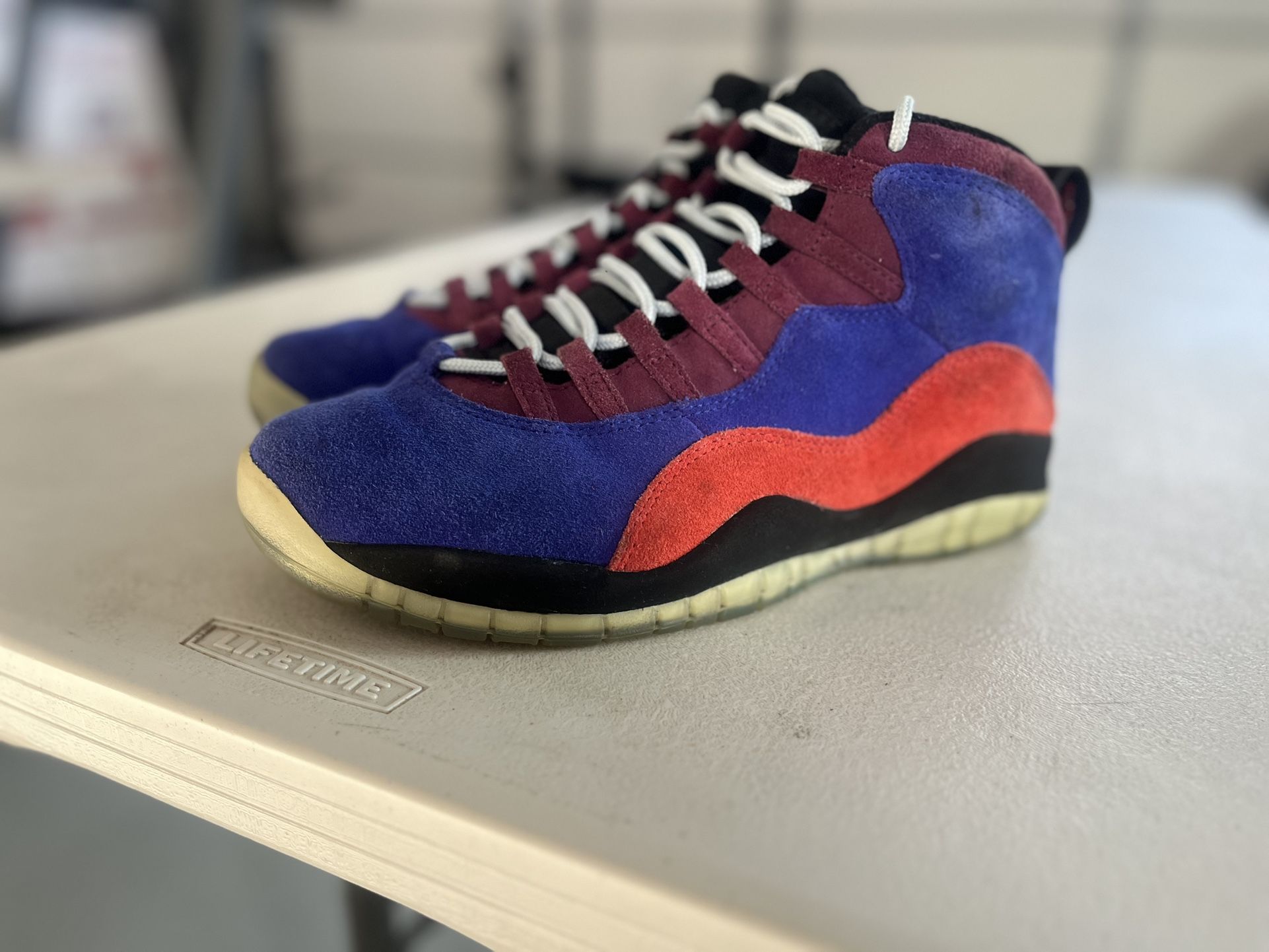 nike jordan 10 used size 9 mens / 10.5 womens