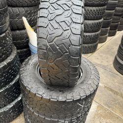 Used tires LT285-70-17 brand nitto recon grappler 10ply all terrain 
