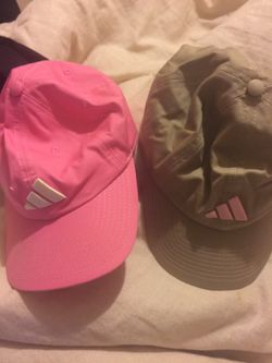 Two Girls Adidas Hats