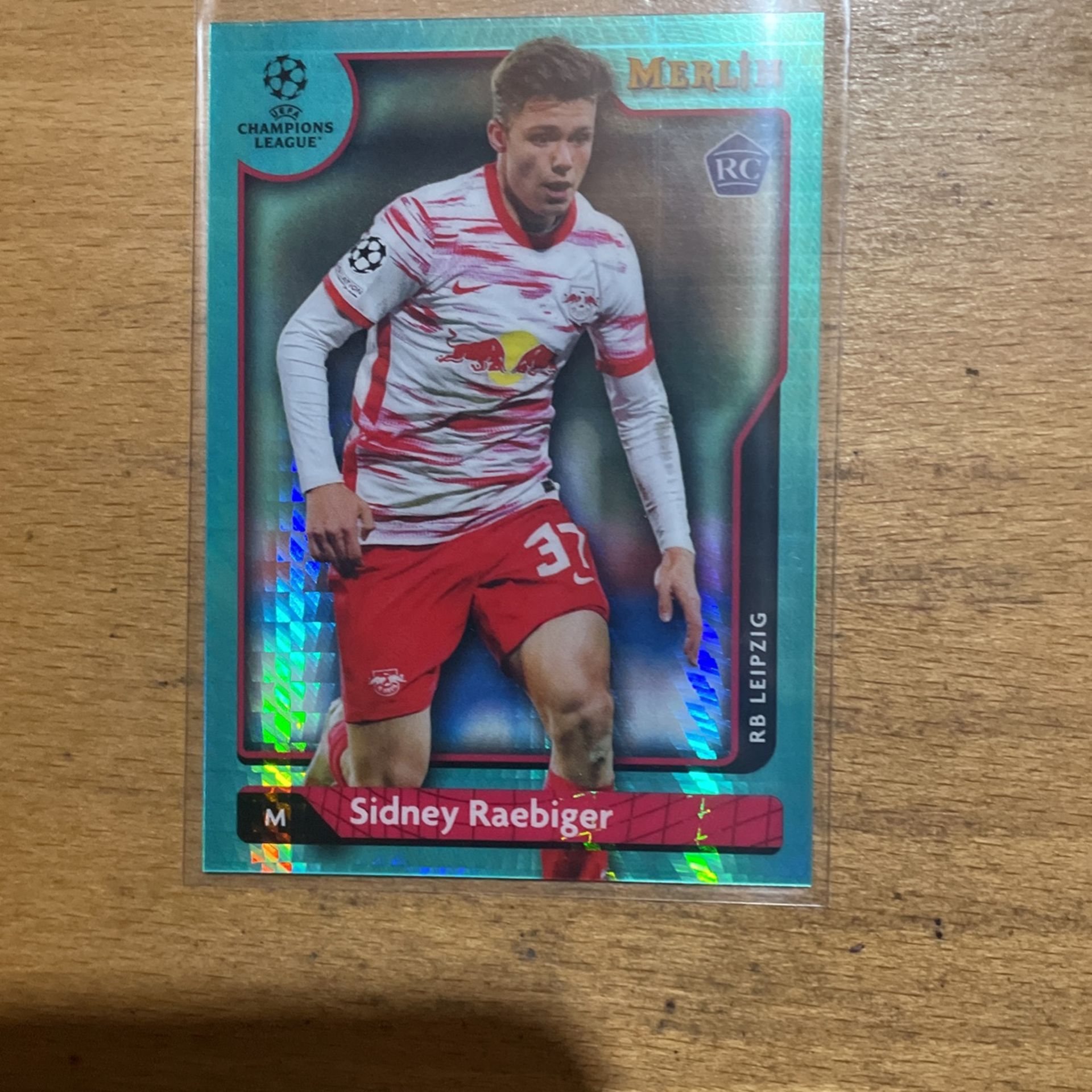 2022 MERLIN SIDNEY RAEBIGER AQUA PRISM ROOKIE 