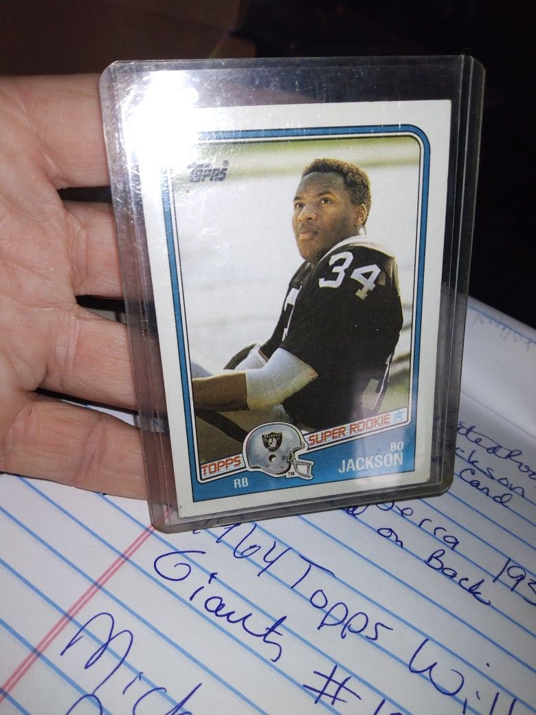 1988 Topps Bo Jackson Rookie Card #327