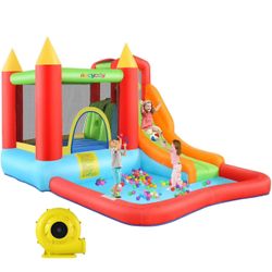 AKEYDIY Inflatable Bounce House For Kid Gifts |13 X 12ft Kids Bounce House Jump 'N Slide