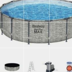 Brand New 16x48 Swimming Pool. Can deliver if nearby $700

It doesn't get any better than having your very own pool in your backyard! The Bestway® Ste