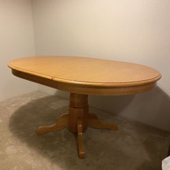 Wooden Extendable Table With 4 Chairs REAL WOOD