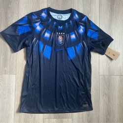 Nike Uruguay Soccer Jersey Men's Size M Navy Blue AUF