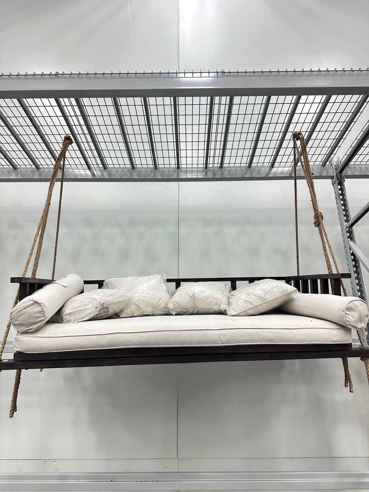 allen + roth Daybed with Tan Cushion(S) and Steel Frame