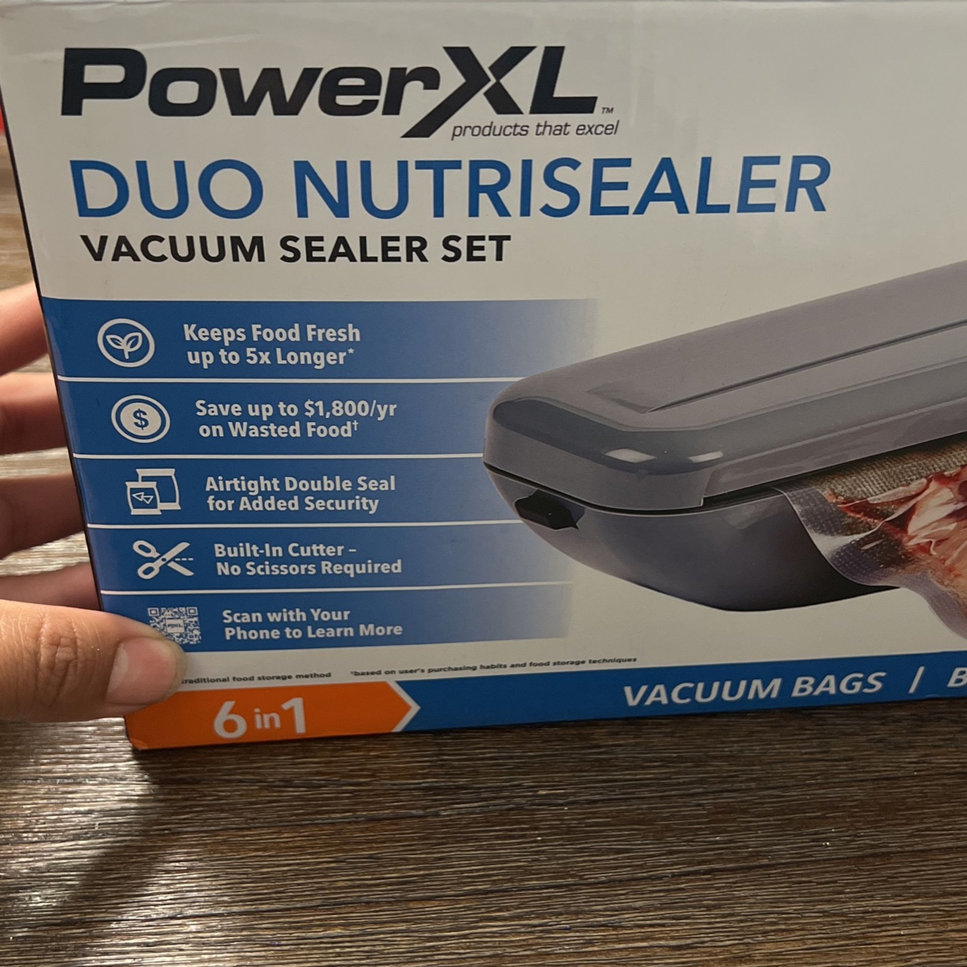 PowerXL Duo NutriSealer Food Vacuum Sealer for Sale in Cathedral City, CA -  OfferUp