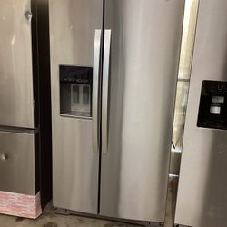 Whirlpool Refrigerator Side By Side Counter Depth 36”width/24”depth/70” Height