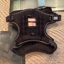 Tactical No-Pull Dog Harness (Size M) – Adjustable, Heavy-Duty, Reflective