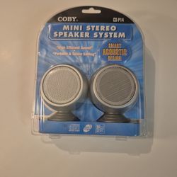New & Sealed - COBY Mini Speakers System
