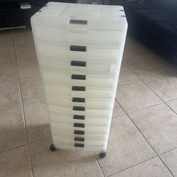 12 drawer plastic filing crafting cabinet