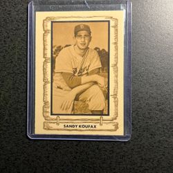 WOW-Sandy Koufax 1980 Baseball Legends Card