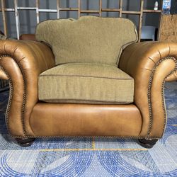 Bernhardt Brown Leather Chair