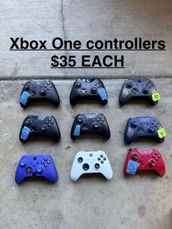 Xbox One controllers $35 EACH (FIRM) all tested  and cleaned