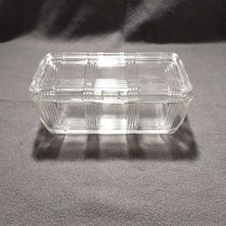 Vintage Glass Refrigerator Dish
