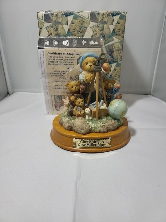 Enesco Cherished Teddies 1998 Vintage Winfield #47681 Millennium L.E (RX)
