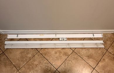 White blinds
