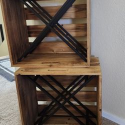 Rustic Decoration Or Bottle Holders 