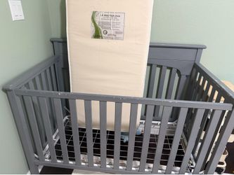 Crib and mattress