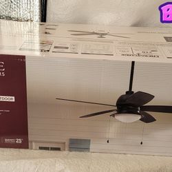 Home Decorators 52 in. Integrated LED Indoor/Outdoor Bronze Ceiling Fan (**NEW**)