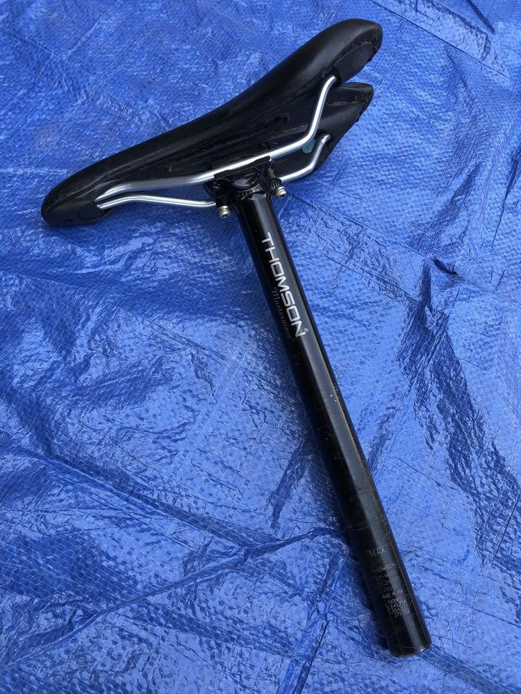 Thomson Masterpiece Seatpost w/ Specialized 143mm Seat Trek. Specialized. Giant. Cannondale. Santa Cruz. Scott. Kona. BMX. SE. Big Ripper.