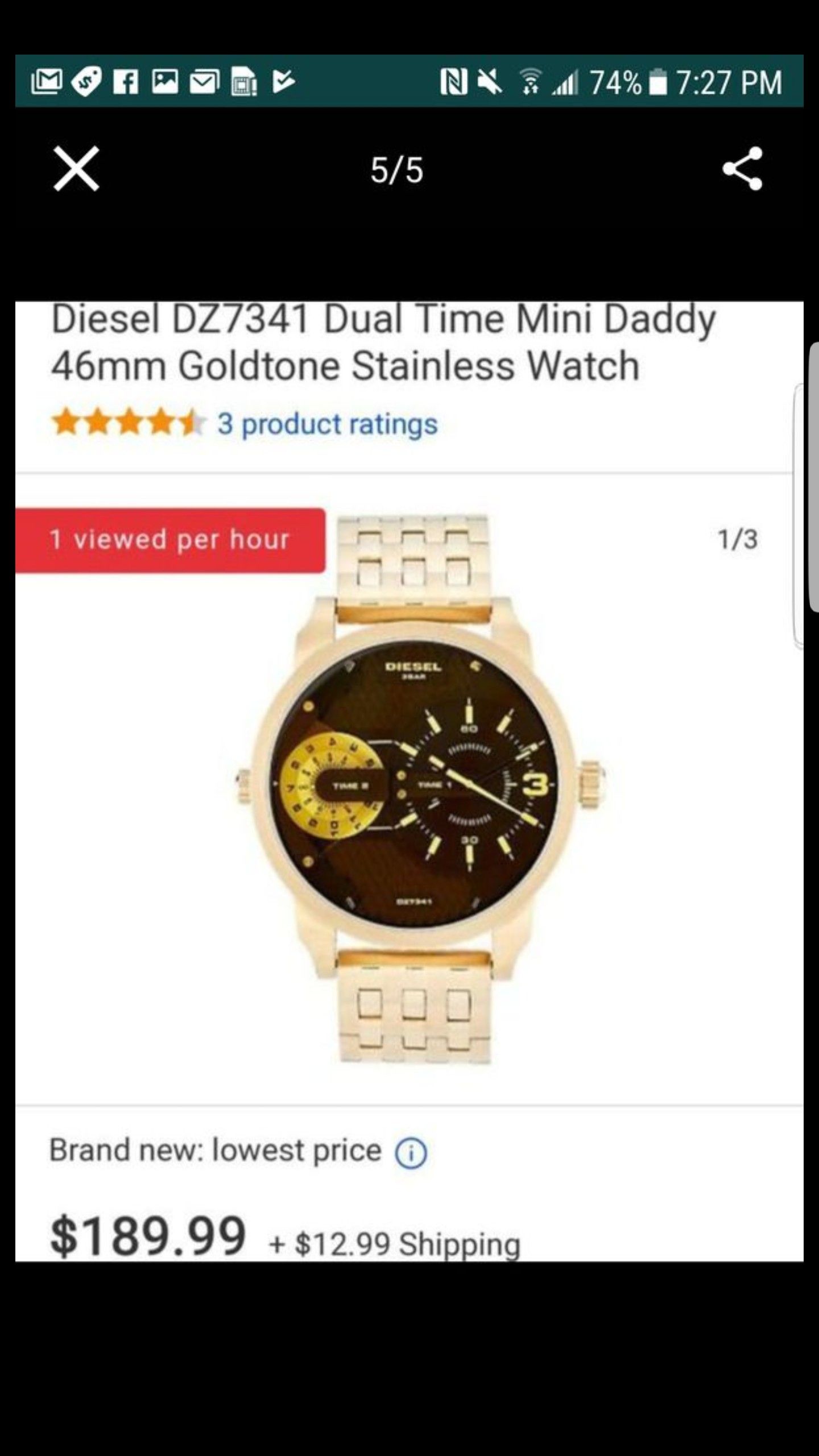 Diesel Watch Dz7371 Diesel Dz7371 Gold Diesel 7a Watch Diesel