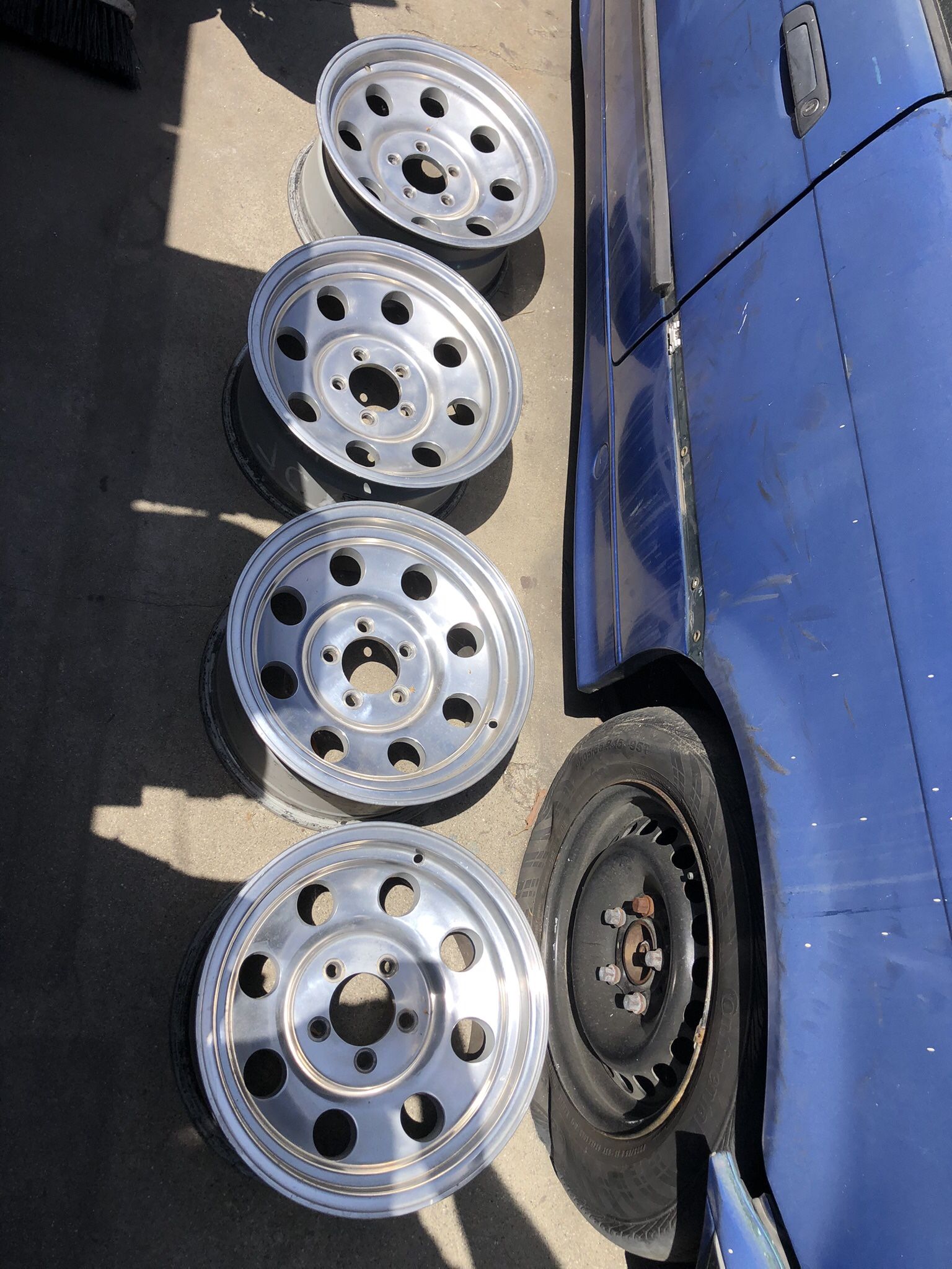 16x10 Rims 5x5.5 Bolt Pattern For Ford Bronco , F100, F150 And Dodge Rams